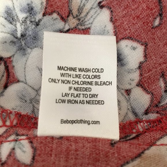 Bebop Red Floral Dress - Picture 8 of 8